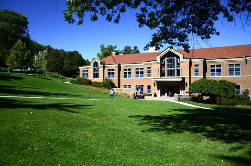 Powell Campus Center in the Summer